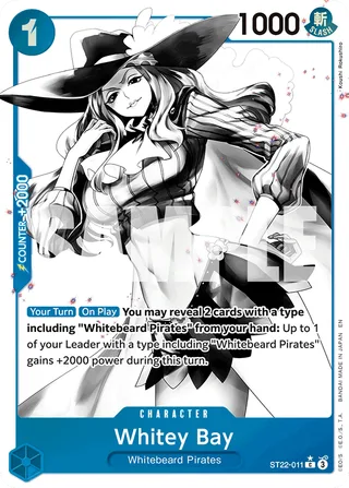 Whitey Bay (Parallel) #ST22-011-parallel · ST-22: Starter Deck 22 Ace & Newgate One Piece card