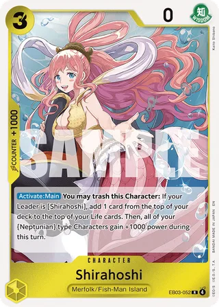 Shirahoshi #EB03-052 · Extra Booster: One Piece Heroines Edition One Piece card