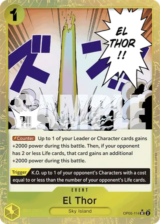 El Thor (Premium Card Collection -Best Selection Vol. 2-) #OP05-114-premium-card-collection-best-selection-vol-2 · One Piece Promotion Cards One Piece card