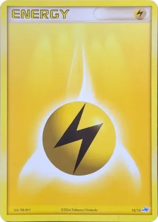 Lightning Energy #10 · EX trainer Kit (Latios) Pokémon card