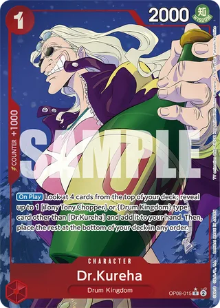 Dr.Kureha (Parallel) #OP08-015-parallel · Two Legends One Piece card