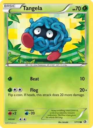 Tangela #1 · Legendary Treasures Pokémon card