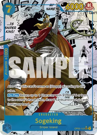 Sogeking (Manga) #OP03-122-manga · Premium Booster -The Best- One Piece card