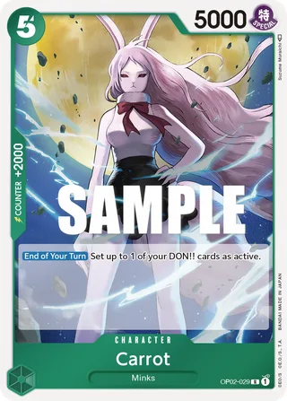 Carrot #OP02-029 · Paramount War One Piece card