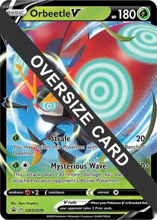 Orbeetle V - SWSH078 #SWSH078 · Jumbo cards Pokémon card