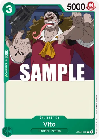 Vito #ST02-002 · ST-02: Starter Deck 2 Worst Generation One Piece card