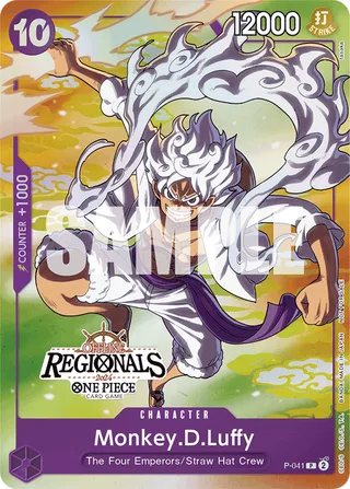 Monkey.D.Luffy (CS 2024 Participation) #P-041-cs-2024-participation · One Piece Promotion Cards One Piece card
