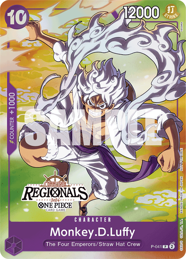 Monkey.D.Luffy (Offline Regional 2024 Vol. 2) [Finalist] full card art