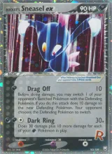 Rocket's Sneasel ex · Team Rocket Returns Pokémon card