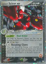 Rocket's Scizor ex · Team Rocket Returns Pokémon card