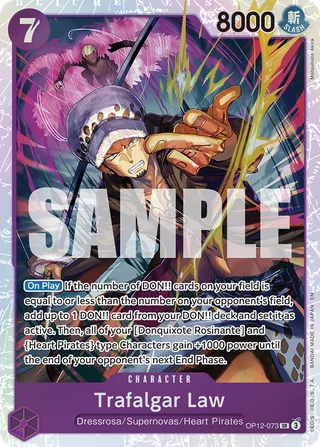 Trafalgar Law #OP12-073 · Legacy of the Master One Piece card