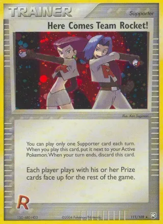 Here Comes Team Rocket! #111 · Team Rocket Returns Pokémon card