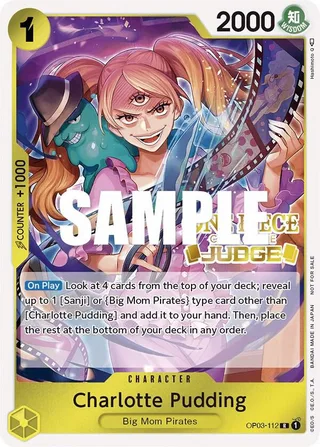 Charlotte Pudding (Judge Pack Vol. 2) #OP03-112-judge-pack-vol-2 · One Piece Promotion Cards One Piece card