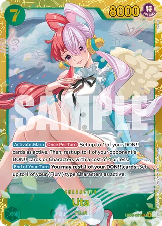 Uta #EB03-061 · Extra Booster: One Piece Heroines Edition One Piece card