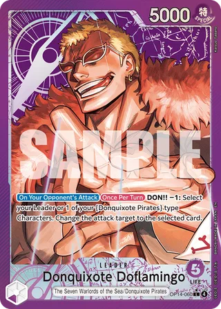 Donquixote Doflamingo (Alternate Art) #OP14-060-alternate-art · The Azure Sea's Seven One Piece card
