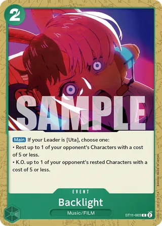 Backlight #ST11-003 · ST-11: Starter Deck 11 Uta One Piece card