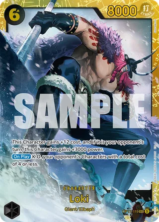 Loki #OP17-119 · The World's Strongest Warriors One Piece card