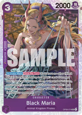 Black Maria #OP08-074 · Two Legends One Piece card