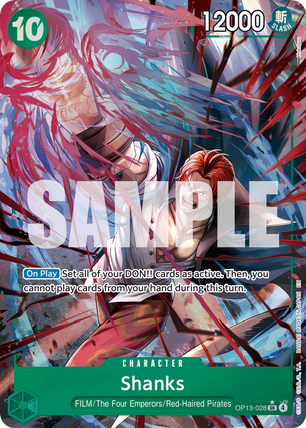 Shanks (Alternate Art) full card art