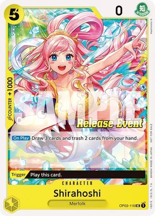 Shirahoshi (ST15 - ST20 Release Event Pack) #OP03-116-st15-st20-release-event-pack · One Piece Promotion Cards One Piece card