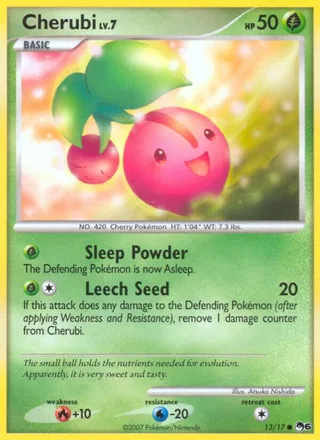 Cherubi #13 · POP Series 6 Pokémon card