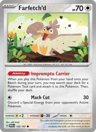 Farfetch'd #132 · Twilight Masquerade Pokémon card