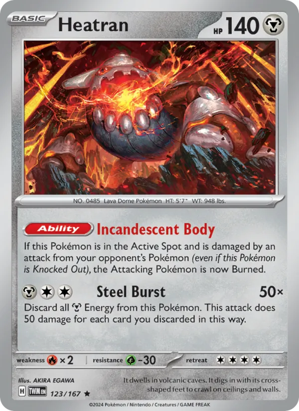 Heatran full card art