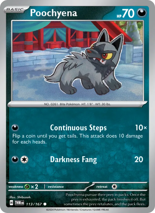 Poochyena full card art