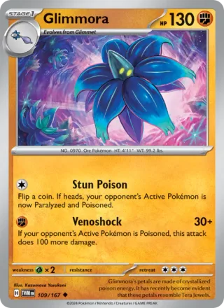 Glimmora #109 · Twilight Masquerade Pokémon card