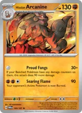 Hisuian Arcanine · Twilight Masquerade Pokémon card