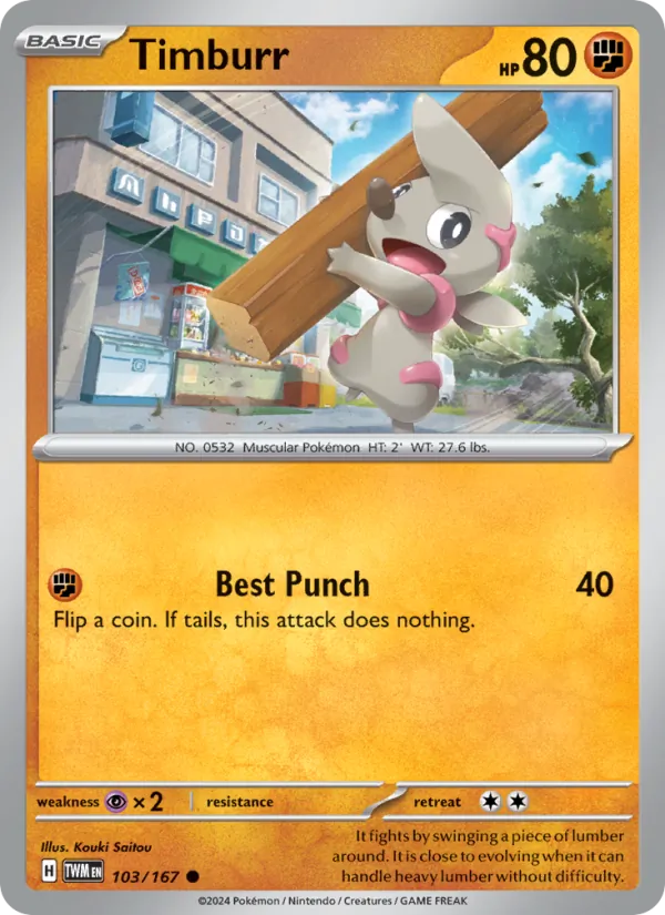 Timburr full card art