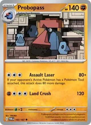 Probopass #102 · Twilight Masquerade Pokémon card