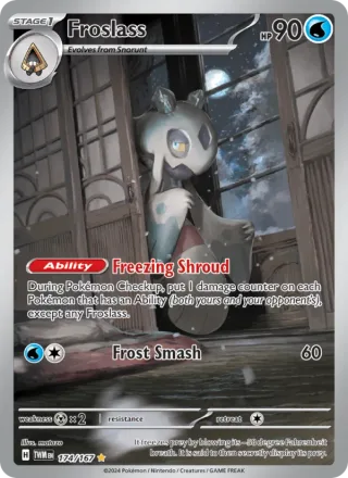 Froslass #174 · Twilight Masquerade Pokémon card