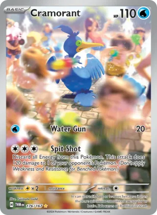 Cramorant #176 · Twilight Masquerade Pokémon card
