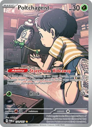 Poltchageist #171 · Twilight Masquerade Pokémon card