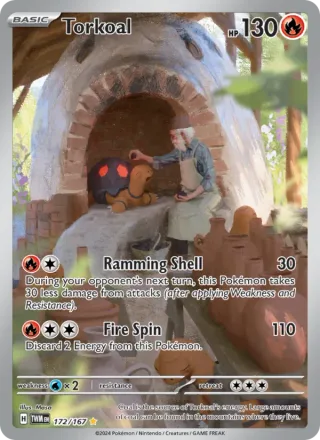 Torkoal #172 · Twilight Masquerade Pokémon card