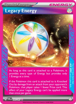 Legacy Energy #167 · Twilight Masquerade Pokémon card