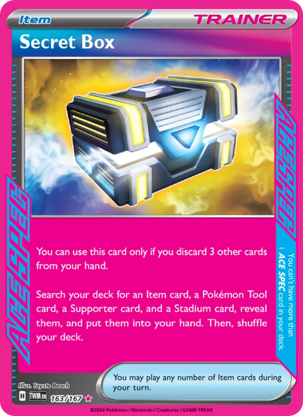 Secret Box full card art