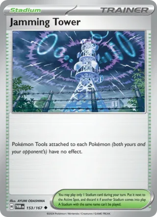 Jamming Tower #153 · Twilight Masquerade Pokémon card