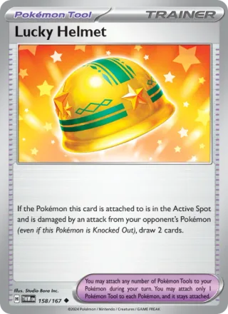 Lucky Helmet #158 · Twilight Masquerade Pokémon card