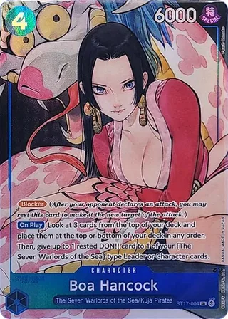 Boa Hancock (Illustration Box Vol.1) (Textured) #ST17-004-illustration-box-vol-1-textured · One Piece Promotion Cards One Piece card