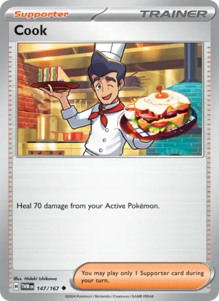 Cook #147 · Twilight Masquerade Pokémon card