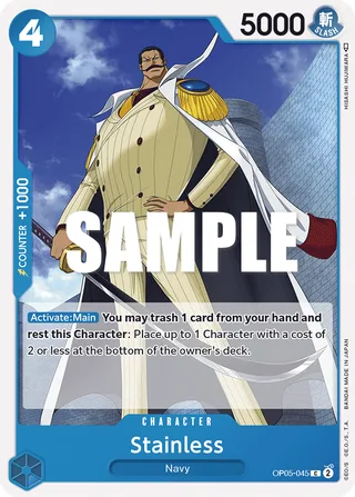 Stainless #OP05-045 · Awakening of the New Era: 1st Anniversary Tournament Cards One Piece card