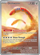 Orthworm · Paldea Evolved Pokémon card