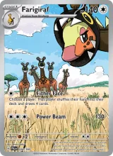 Farigiraf · Paldea Evolved Pokémon card