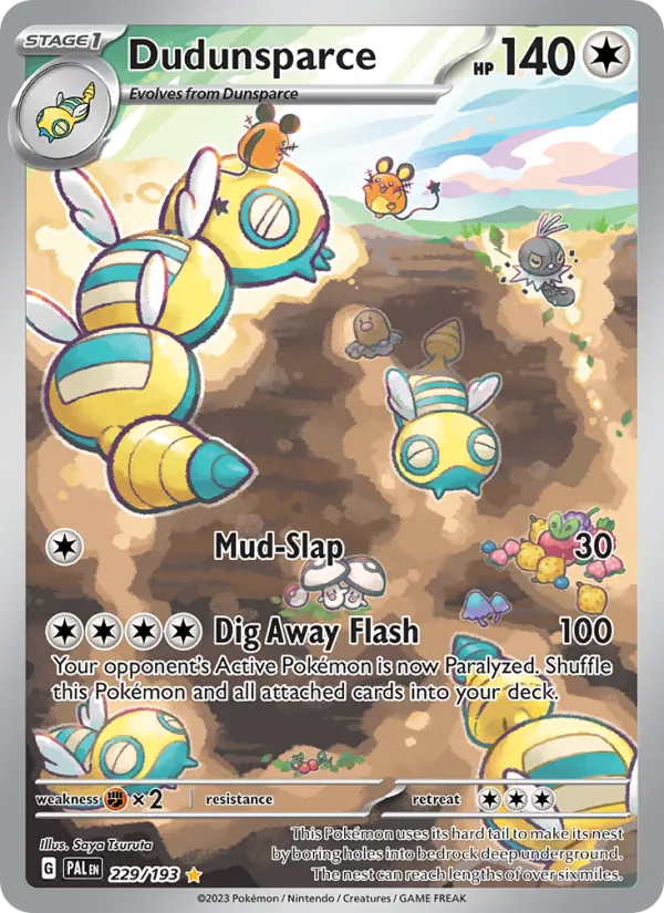 Dudunsparce full card art