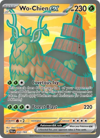 Wo-Chien ex #232 · Paldea Evolved Pokémon card