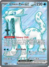 Chien-Pao ex · Paldea Evolved Pokémon card