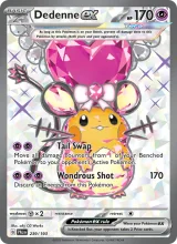 Dedenne ex · Paldea Evolved Pokémon card