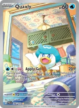 Quaxly · Paldea Evolved Pokémon card